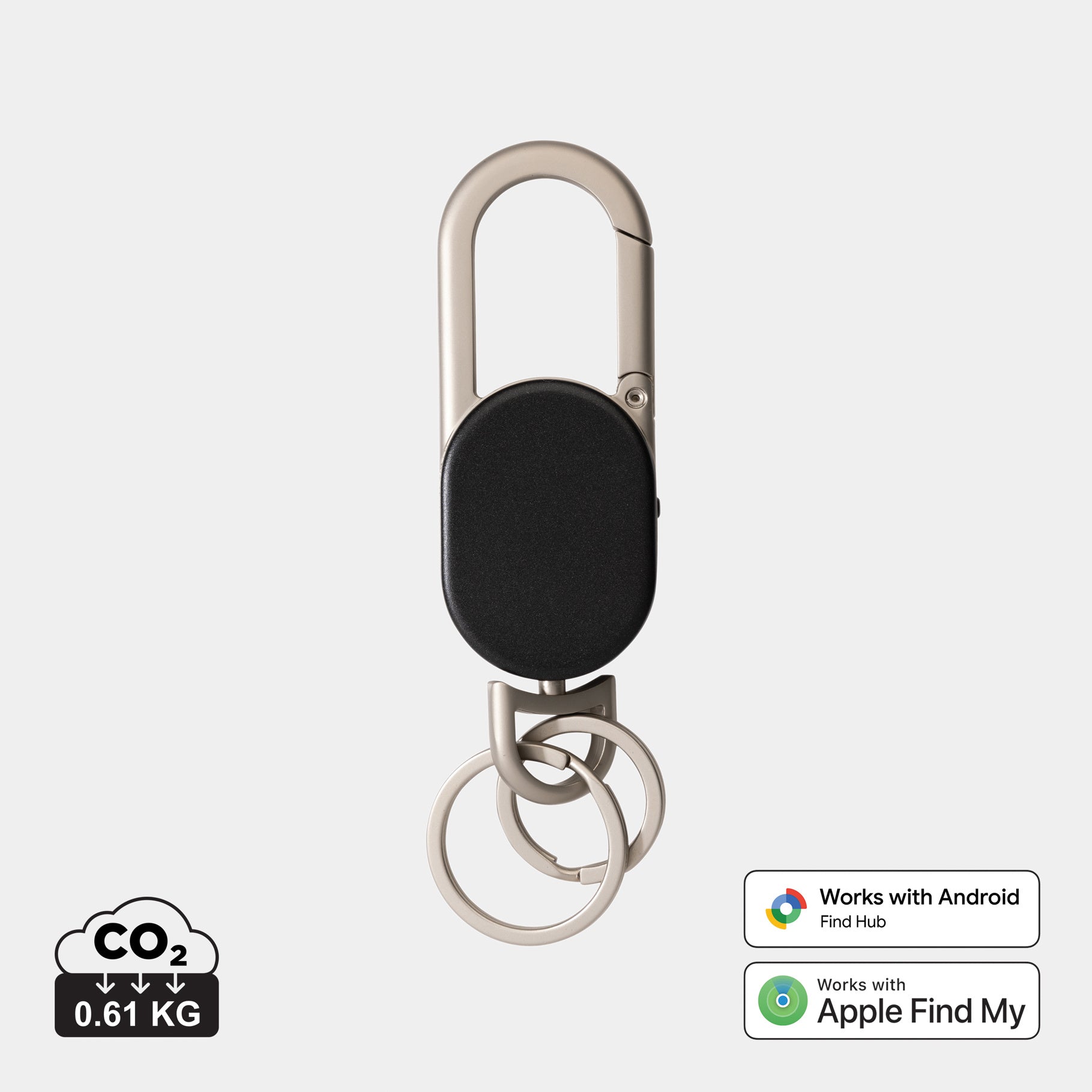 Keyfinder Dual, works with Apple Find My and Android Find Hub