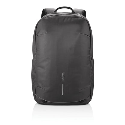 bobby black leather backpack XDDesign Bizz 10 Liter Anti Theft Laptop with Padded 15.6" Laptop Sleeve, smart password lock, Water Repellent, USB Charging Port, travel backpack carry on flight for men and women Our Bobby Large backpack is crafted from supple calf leather and features the houses signature Broken Pinstripe lining Backpack Handbag Boscha Rucksack Schwarz