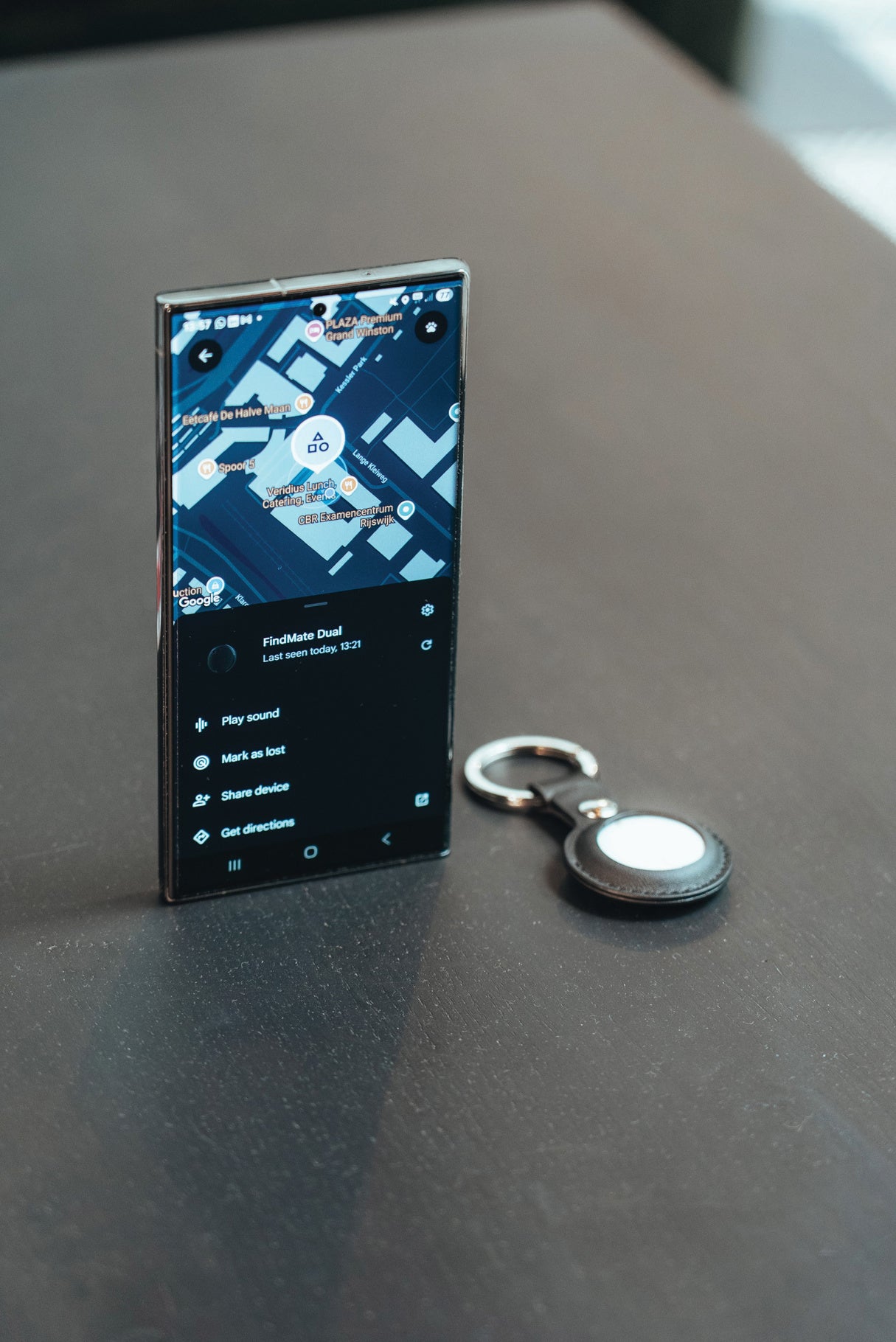 Locate your Findmate Dual in the Find Hub app