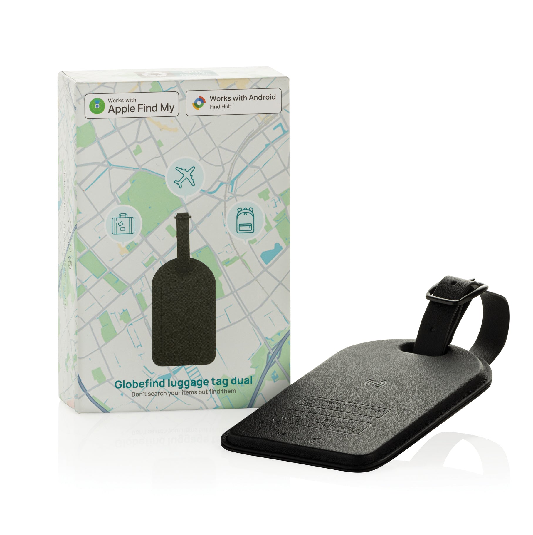 Globefind Dual packaging